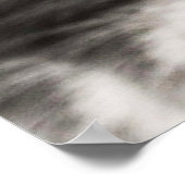 Niedliches Cat Portrait Poster (Ecke)