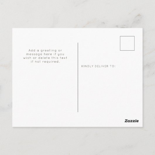 Niedliches Cat Script Happy Friendsgiving Erntedan Postkarte (Rückseite)