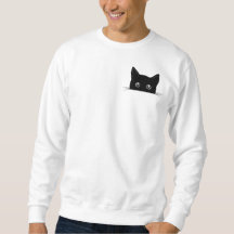 Niedliches Cat-Shirt, Katzen-Verstecken im Pocket-