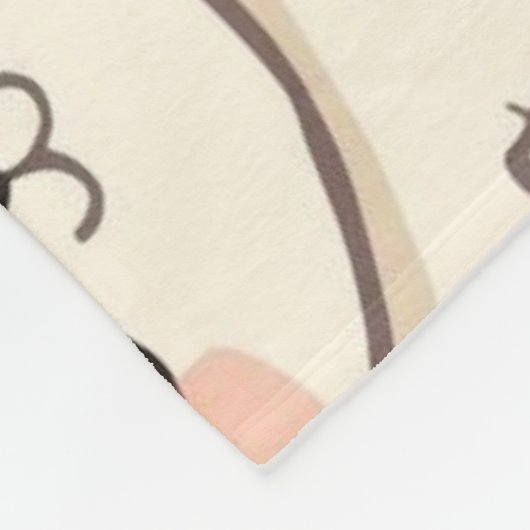 Niedliches Cat simple pet kitta Pattern Party Fleecedecke (Ecke)