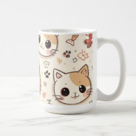 Niedliches Cat simple pet kitta Pattern Party Kaffeetasse