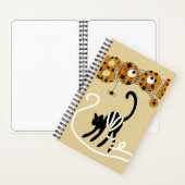 Niedliches Cat Sketch Journal Notizblock (Innen)