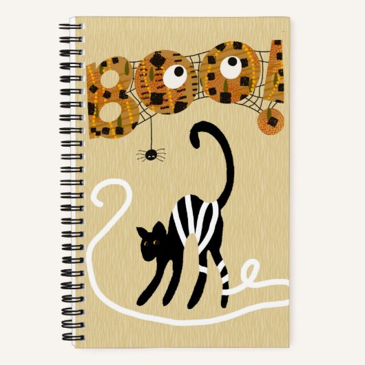 Niedliches Cat Sketch Journal Notizblock (Vorderseite)