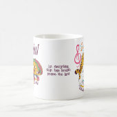 Niedliches CAT-TACO-STACCATO-Monogramm Kaffeetasse (Mittel)