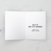 Niedliches Cat Theme Geburtstagskarte Feiertagskarte (Innenseite)