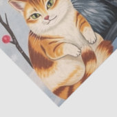 Niedliches Cat Tissue Paper Seidenpapier (Ausschnitt)