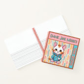 Niedliches Cat Travel Journal Notebook für Kinder Notizblock (Innenseite)