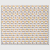 Niedliches Cat Wrapping Paper Geschenkpapier (Flach)