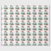 Niedliches Cat Wrapping Paper Geschenkpapier (Flach)