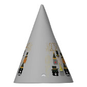 Niedliches Cat's New Year's Party Custom Party Hat Partyhütchen (Rechts)