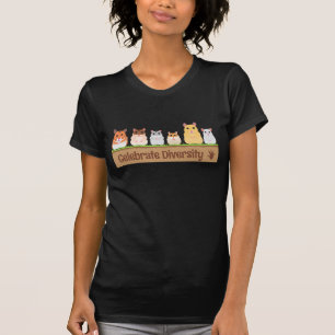 Niedliches Celebrate Diversity Haustiere Besitzer  T-Shirt