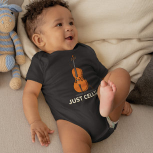 Niedliches Cellist Baby Showgag-Geschenk Strampler