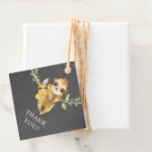 Niedliches Chalkboard Sloth Baby Dusche Gefallen Geschenkanhänger (Beispiel)