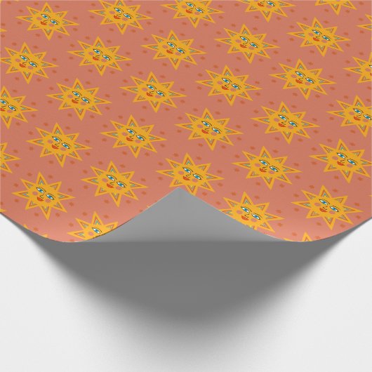 Niedliches, charmantes Mustergeschenk für Funkeln Geschenkpapier (Ecke)