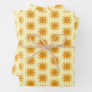 Niedliches, charmantes Mustergeschenk für Funkeln Geschenkpapier Set