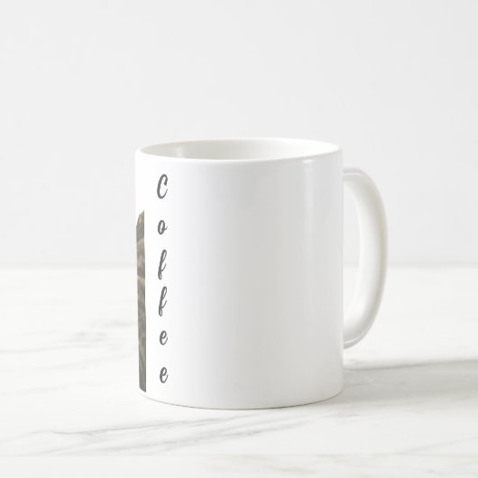 Niedliches Chat-Design Kaffeetasse (VorderseiteRechts)