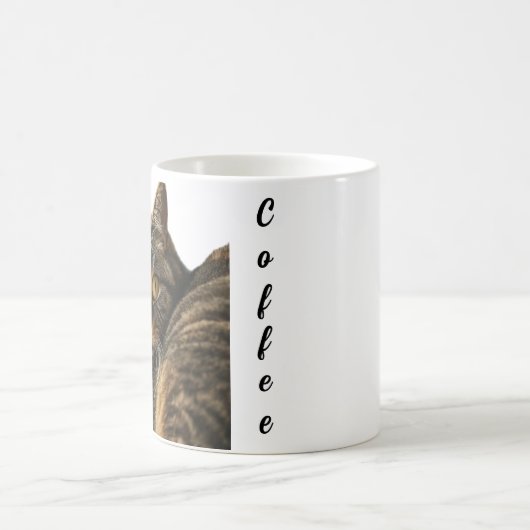 Niedliches Chat-Design Kaffeetasse (Mittel)