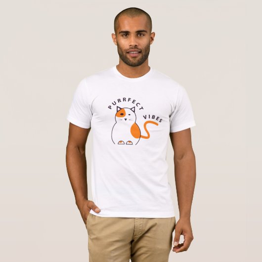 Niedliches Chat-Design T-Shirt (Vorne ganz)