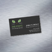 Niedliches Chat Eyes Pet Care Chat Business Magnetische Visitenkarte (Beispiel)