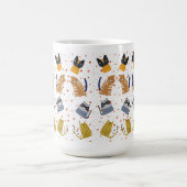 Niedliches Chat-Muster Nr. 3 Kaffeetasse (Mittel)