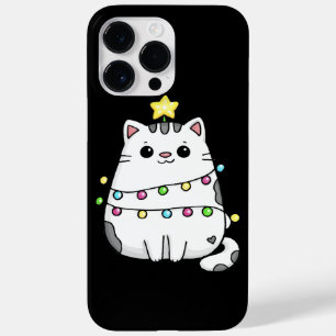 Niedliches Chat Weihnachtsdesign Case-Mate iPhone 14 Pro Max Hülle