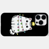 Niedliches Chat Weihnachtsdesign Case-Mate iPhone Hülle (Rückseite (Horizontal))