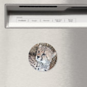 Niedliches Cheetah Cub Foto Magnet (In Situ (Geschirrspüler))