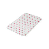 Niedliches Cherry Muster Bath Mat Badematte (Schrägansicht)