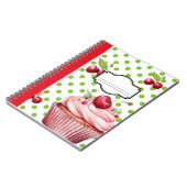 Niedliches Cherry-Notebook Notizblock (Linke Seite)