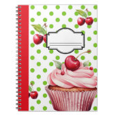 Niedliches Cherry-Notebook Notizblock (Vorderseite)