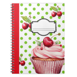 Niedliches Cherry-Notebook Notizblock