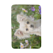 Niedliches Chihuahua Dog Welpe Foto Badematte (Vorderseite Vertikal)