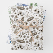 Niedliches Chihuahua Dog Wrapping Papier Set 3 (Beispiel)