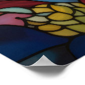 Niedliches Chihuahua-Fenster Poster (Ecke)