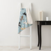 Niedliches Chihuahua-Muster-Blau Sherpadecke (Beispiel)