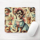 Niedliches Chihuahua-Welpenbild Mousepad (Mit Mouse)