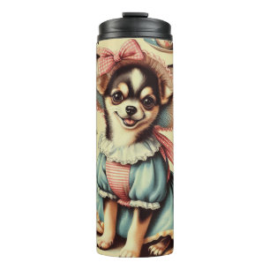 Niedliches Chihuahua-Welpenbild Thermosbecher