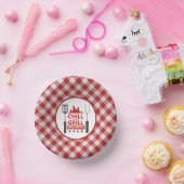 Niedliches Chill Grill GRILLEN Party Pappteller (Party)