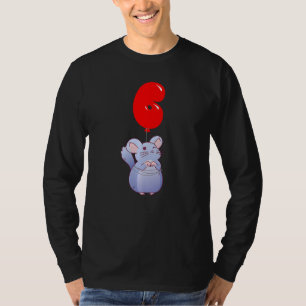 Niedliches Chinchilla 6. Geburtstag Kinder Ballon T-Shirt