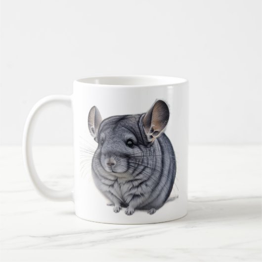 Niedliches Chinchilla Kaffeetasse (Links)