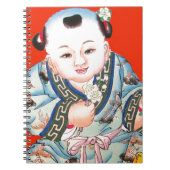 Niedliches Chinesisch lachen Viel Glück Buddha auf Notizblock (Vorderseite)
