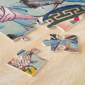 Niedliches Chinesisch lachen Viel Glück Buddha auf Puzzle (Seite)