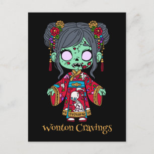 Niedliches Chinesisch Postkarte