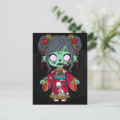 Niedliches Chinesisch Postkarte (Stehend Vorderseite)