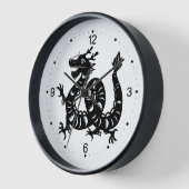 Niedliches chinesisches Neujahrsdrache Zodiac Birt Uhr (Winkel)