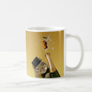 Niedliches Chipmunk-Neujahrsfest-Party Kaffeetasse
