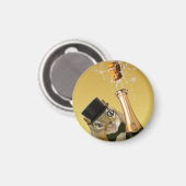 Niedliches Chipmunk-Neujahrsfest-Party Magnet (Vorderseite/Rückseite)
