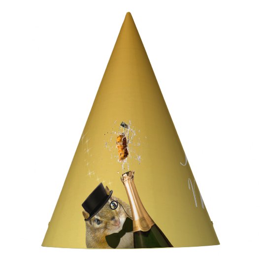 Niedliches Chipmunk-Neujahrsfest-Party Partyhütchen (Vorderseite)