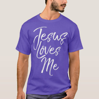 Niedliches Christliches Zitat für Frauen Jesus Lie T-Shirt