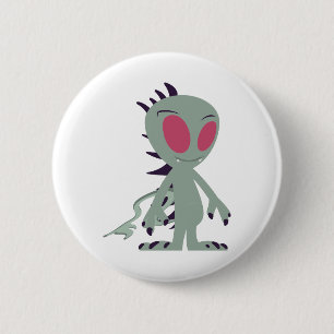 Niedliches Chupacabra Button